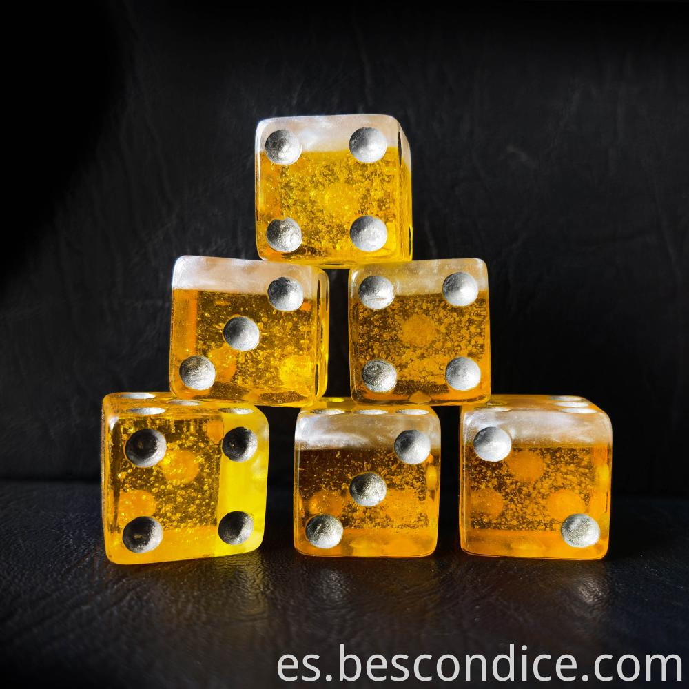 Beer Dice 16mm D6 With Pips 3